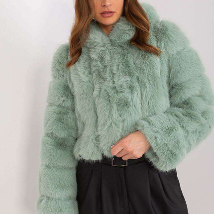 Chic Faux-Fur Women's Transition Coat