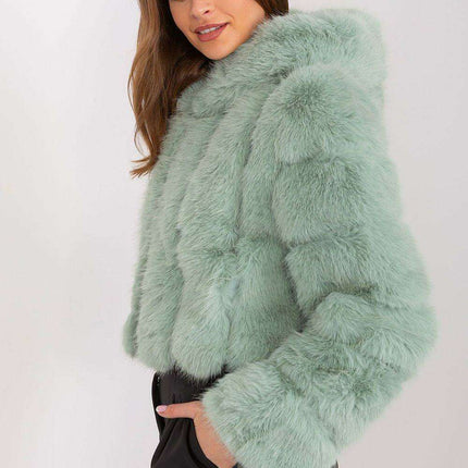 Chic Faux-Fur Women's Transition Coat - Très Elite