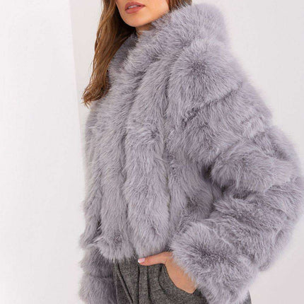 Chic Faux-Fur Women's Transition Coat - Très Elite