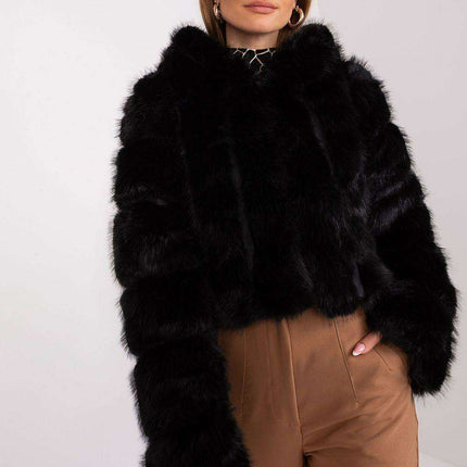 Chic Faux-Fur Women's Transition Coat