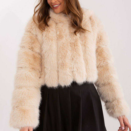 Chic Faux-Fur Women's Transition Coat