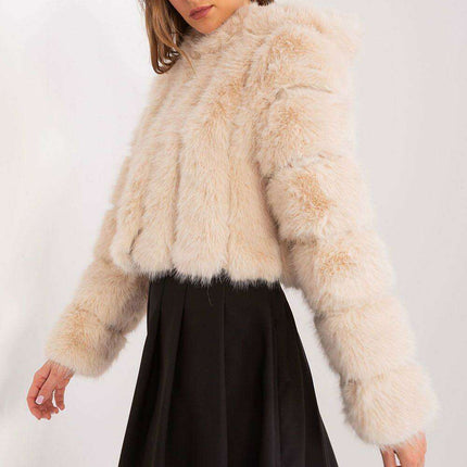 Chic Faux-Fur Women's Transition Coat - Très Elite