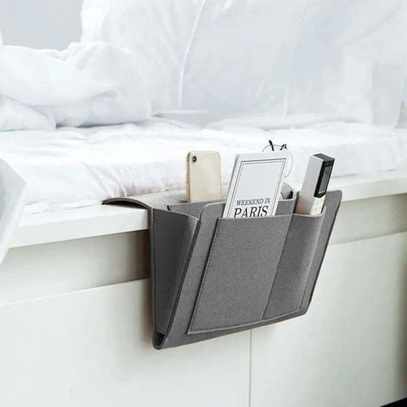 Chic Felt Wall Organizer - Stylish Non-Slip Storage Solution for Bedside Essentials- Très Elite