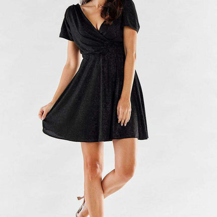 Chic Flare Sleeve Evening Dress - Très Elite