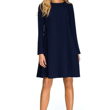 Chic Flared Cocktail Dress with Elegant Chiffon Touches - Très Elite