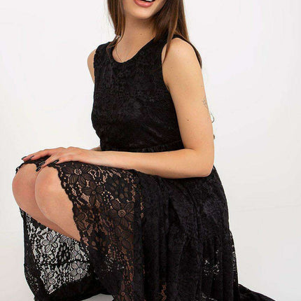 Chic Flared Lace Day Dress for Effortless Elegance - Très Elite