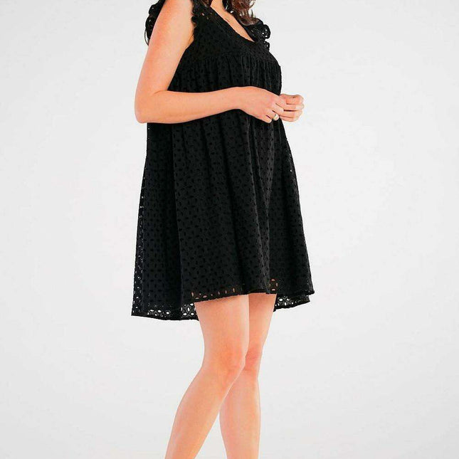 Chic Flared Lace Daydress