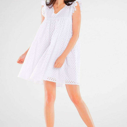 Chic Flared Lace Daydress - Très Elite