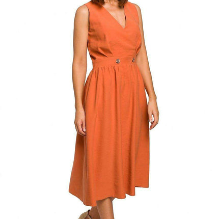 Chic Flared Midi Dress - Très Elite