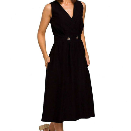 Chic Flared Midi Dress - Très Elite