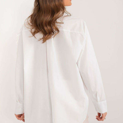 Chic Floral Adorned Long Sleeve Cotton Top - Très Elite