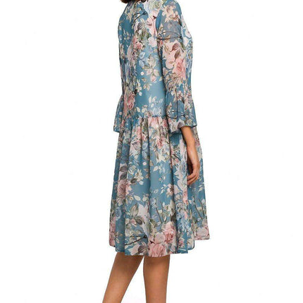 Chic Floral Chiffon Daydress - Très Elite