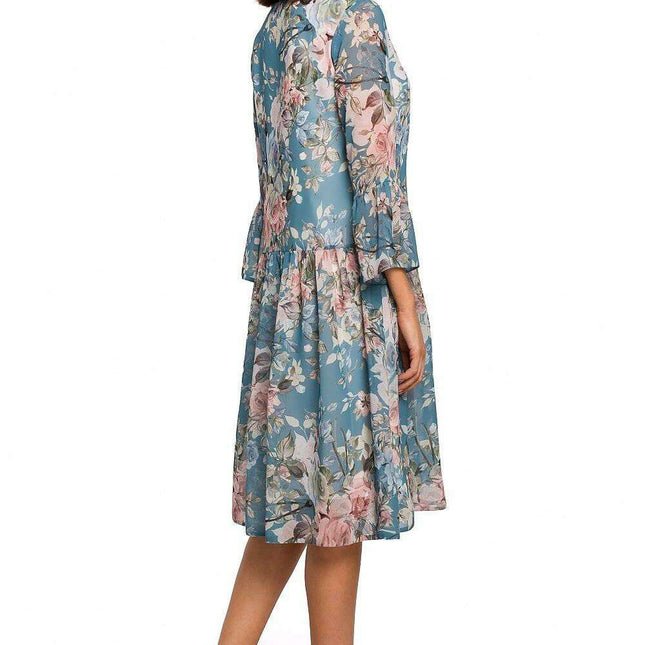 Chic Floral Chiffon Daydress - Très Elite