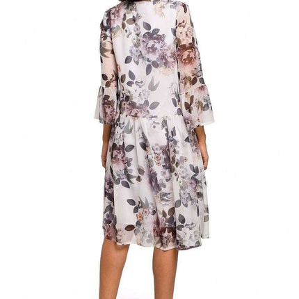 Chic Floral Chiffon Daydress - Très Elite