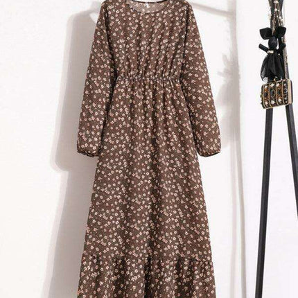 Chic Floral Maxi Dress: Effortless Elegance in Lightweight Chiffon - Très Elite