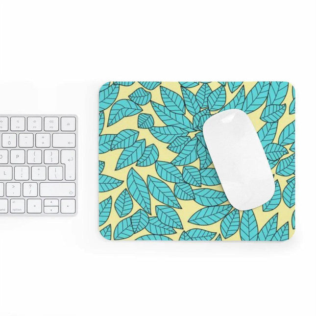 Chic Floral Neoprene Mouse Pad - Stylish Desk Accessory