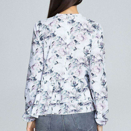 Chic Floral Print Blouse - Très Elite