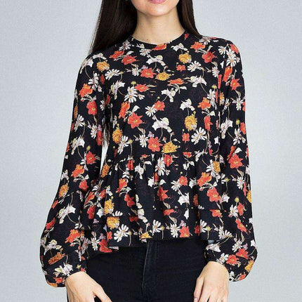 Chic Floral Print Blouse - Très Elite