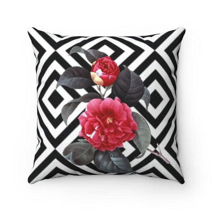 Chic Floral Reversible Pillowcase with Botanical Design