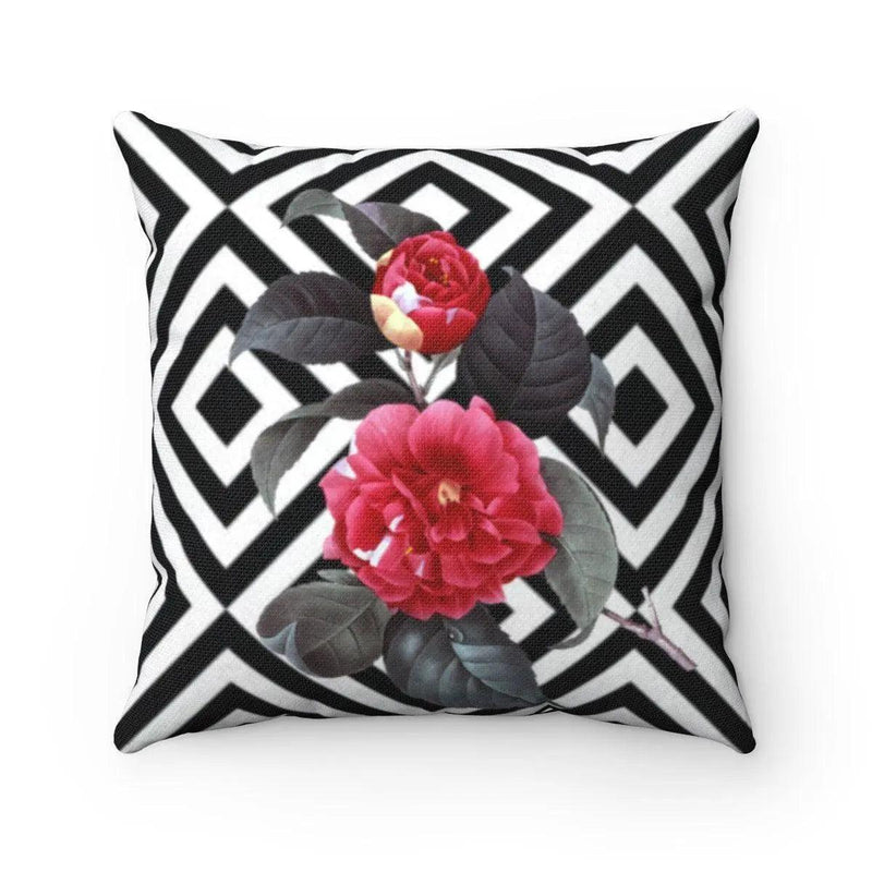 Chic Floral Reversible Pillowcase with Botanical Design - Très Elite