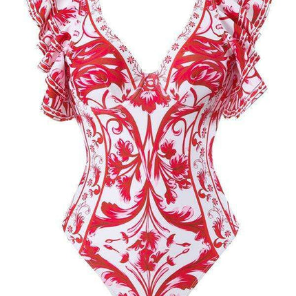 Chic Floral Swim Skirt - Stylish Summer Beachwear Ensemble - Très Elite