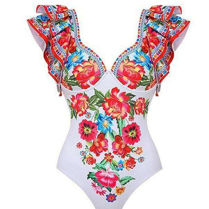 Chic Floral Swim Skirt - Stylish Summer Beachwear Ensemble - Très Elite