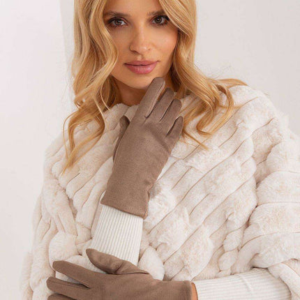 Chic Floral Touchscreen Gloves for Modern Women- Très Elite- Très Elite