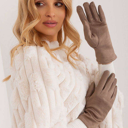 Chic Floral Touchscreen Gloves for Modern Women - Très Elite