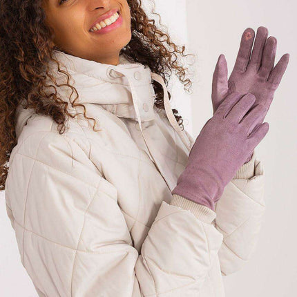 Chic Floral Touchscreen Gloves for Modern Women - Très Elite
