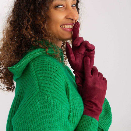 Chic Floral Touchscreen Gloves for Modern Women - Très Elite