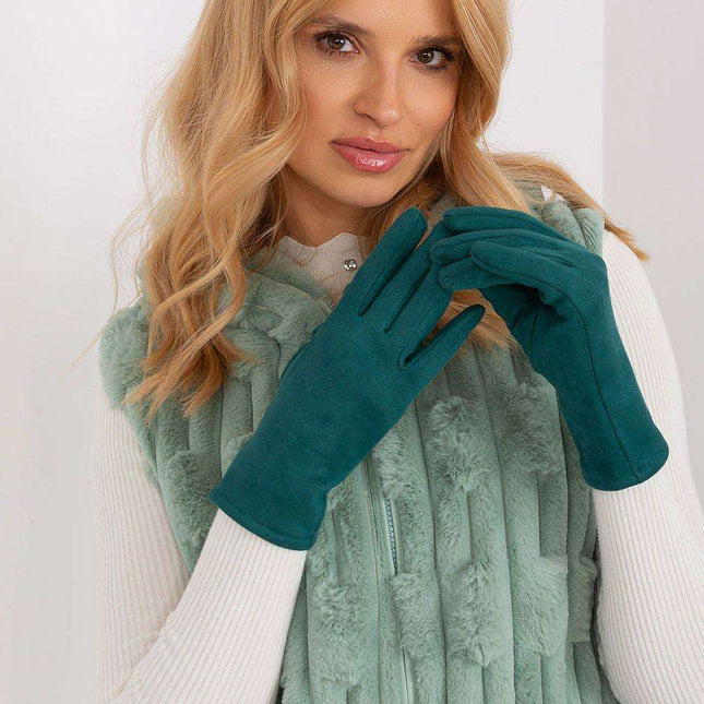 Chic Floral Touchscreen Gloves for Modern Women