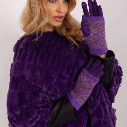 Chic Floral Touchscreen Winter Gloves - Très Elite