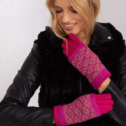 Chic Floral Touchscreen Winter Gloves- Très Elite- Très Elite