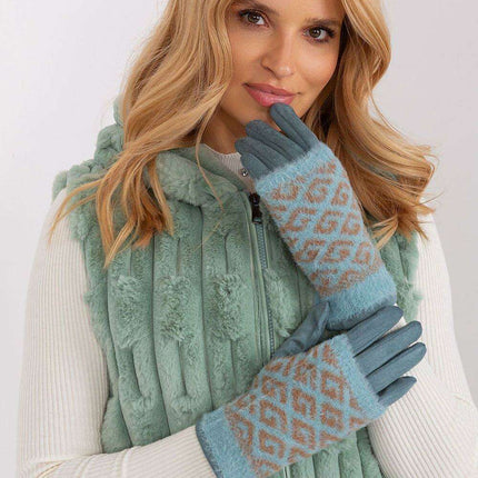 Chic Floral Touchscreen Winter Gloves- Très Elite- Très Elite