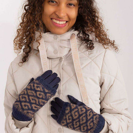 Chic Floral Touchscreen Winter Gloves - Très Elite