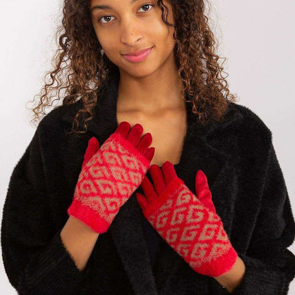 Chic Floral Touchscreen Winter Gloves - Très Elite
