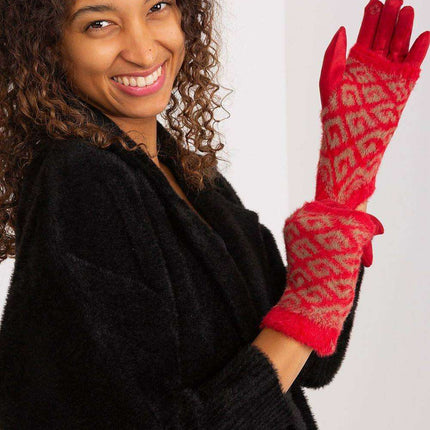 Chic Floral Touchscreen Winter Gloves - Très Elite