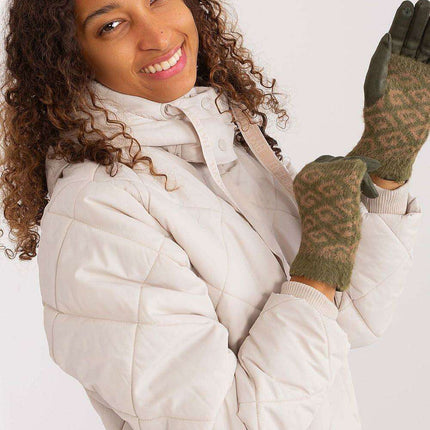 Chic Floral Touchscreen Winter Gloves - Très Elite