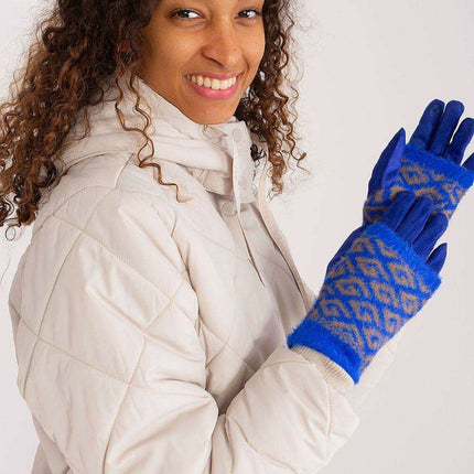 Chic Floral Touchscreen Winter Gloves - Très Elite