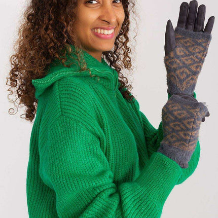 Chic Floral Touchscreen Winter Gloves - Très Elite