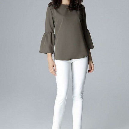 Chic Frill Detail Blouse - Très Elite