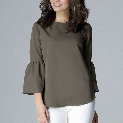Chic Frill Detail Blouse - Très Elite