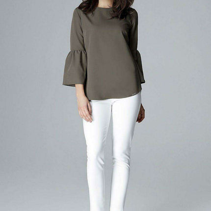 Chic Frill Detail Blouse - Très Elite