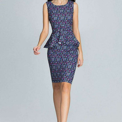 Chic Frill-Embellished Ensemble for Trendsetting Women