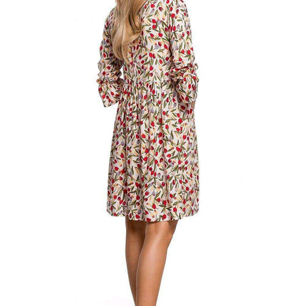 Chic Frill Sleeve Adjustable Summer Dress - Très Elite