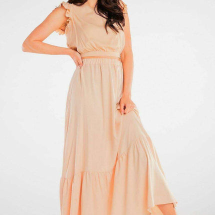 Chic Frilled Maxi Skirt for Effortless Summer Style - Très Elite
