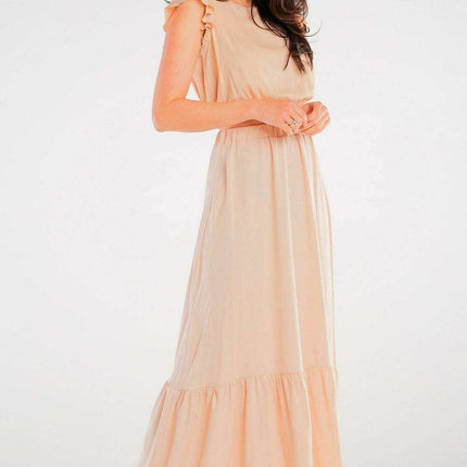 Chic Frilled Maxi Skirt for Effortless Summer Style - Très Elite