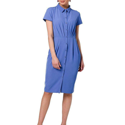 Chic Front-Button Daytime Dress