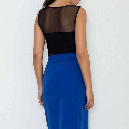 Chic Front Flap Cotton A-Line Skirt - Très Elite