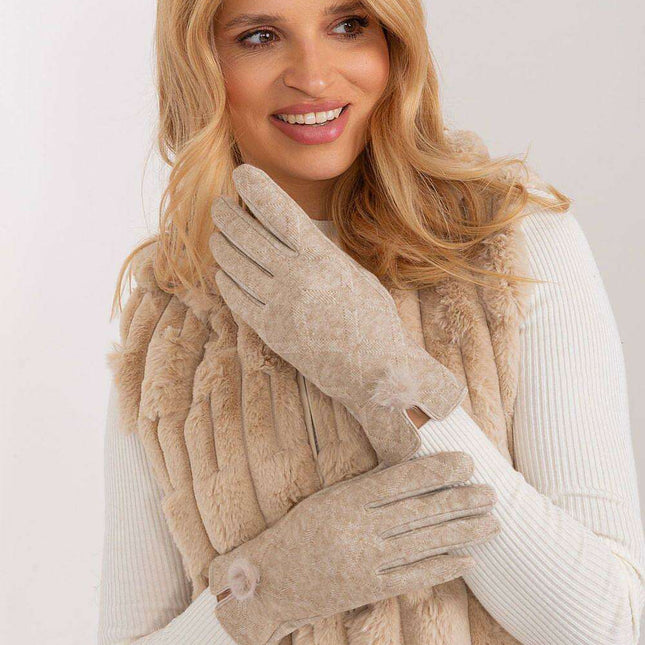 Chic Geometric Insulated Touchscreen Gloves